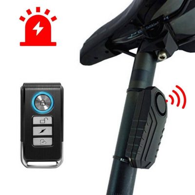 Alarma antifurt sirena vibratii cu telecomanda trotineta electrica sau bicicleta