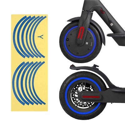 Stickere reflectorizante pentru trotineta, bicicleta, motocicleta sau masina, albastru