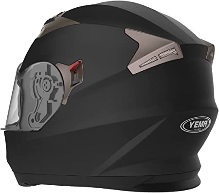 Motocicleta / scooter Casca de motocicleta YEMA Helmet YM-829, negru mat, marimea M