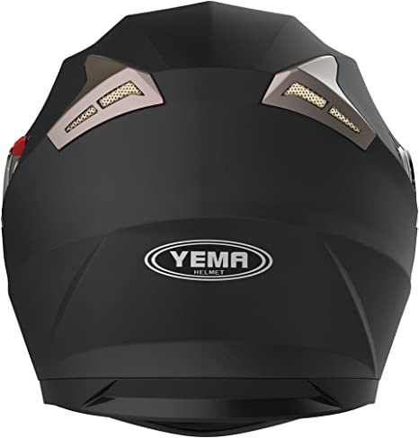 Motocicleta / scooter Casca de motocicleta YEMA Helmet YM-829, negru mat, marimea M