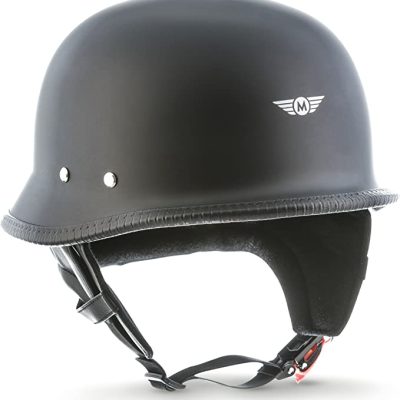 Casca pentru motocicleta Moto Helmets® D33, pentru scuter, Chopper Retro Cruiser Vintage Pilot Biker, eliberare rapida, marime L