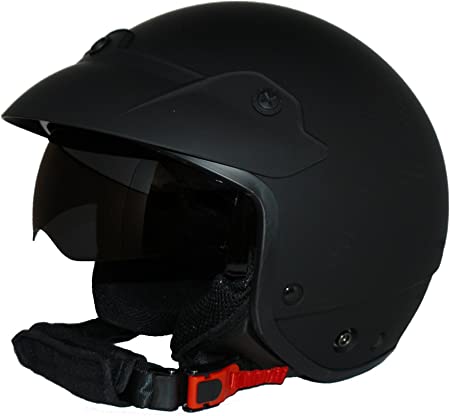Motocicleta / scooter Casca pentru motocicleta Jet H740 integrata cu parasolar integrat si scut negru mat ProtectWEAR, marimea XL
