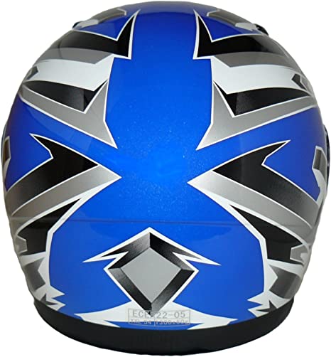 Motocicleta / scooter Casca Moto ProtectWEAR SA03, Copii, albastru, marimea YXL