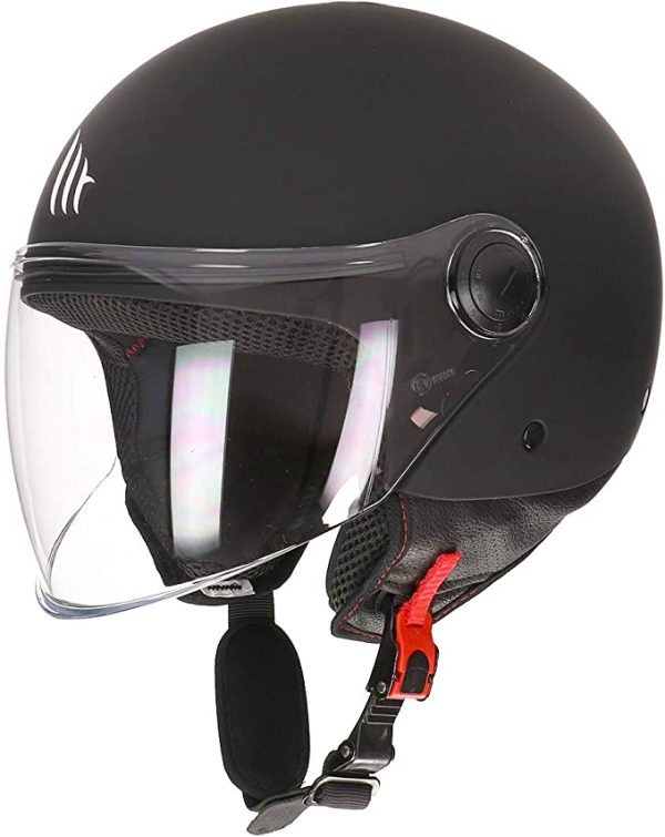 Motocicleta / scooter Casca de motocileta MT Helmets Street Solid, negru mat, marimea L