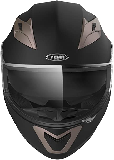 Motocicleta / scooter Casca de motocicleta YEMA YM-829, marimea M, negru mat