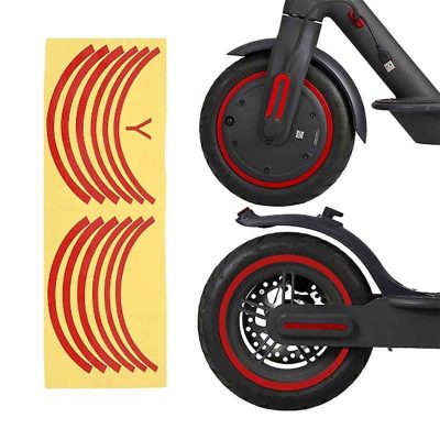 Stickere reflectorizante pentru trotineta, bicicleta, motocicleta sau masina, rosu