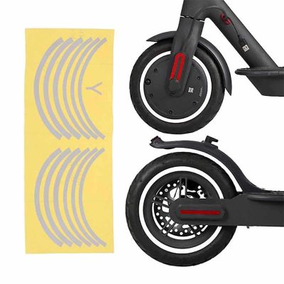Stickere reflectorizante pentru trotineta, bicicleta, motocicleta sau masina, alb