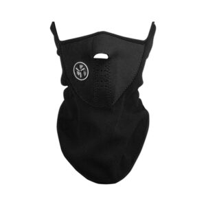 Masca de protectie fata cu guler - Negru